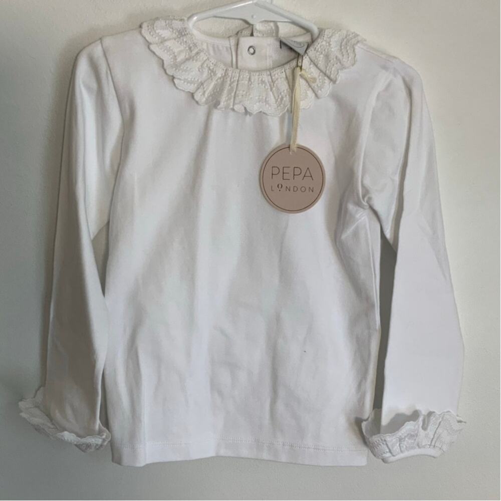 Pepa London White Lace top NWT size 4